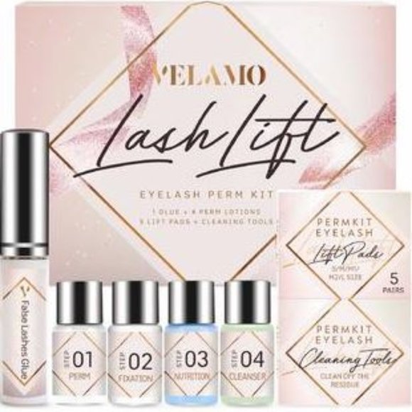 VELAMO Generic Eyelash Perm Professional Lash Lift Semi-Permanent Curling Kit - Picture 1 of 7